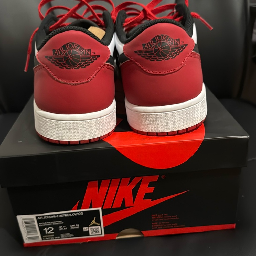 Jordan 1 low OG ‘Black Toe’